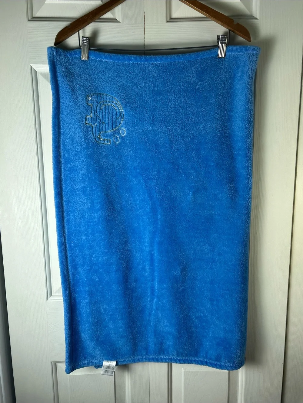 Little Wonders Blue Gray Elephant Baby Blanket Security Lovey